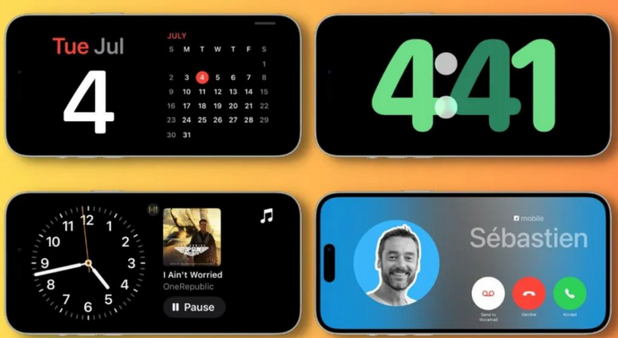 太平苹果手机维修分享iOS17横屏充电待机显示有什么好处 